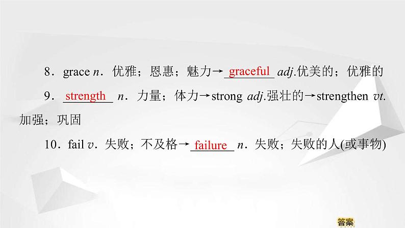 （新）人教版高中英语必修第一册课件课件：Unit 3 Section Ⅱ Listening and Speaking & Reading and Thinking——Language Points07