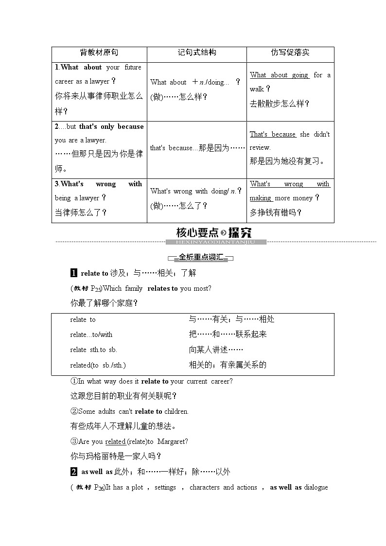 （新）外研版英语必修第一册教学讲义：Unit 3 Section Ⅱ　Language Points（Starting out &Understanding ideas）（含答案）03