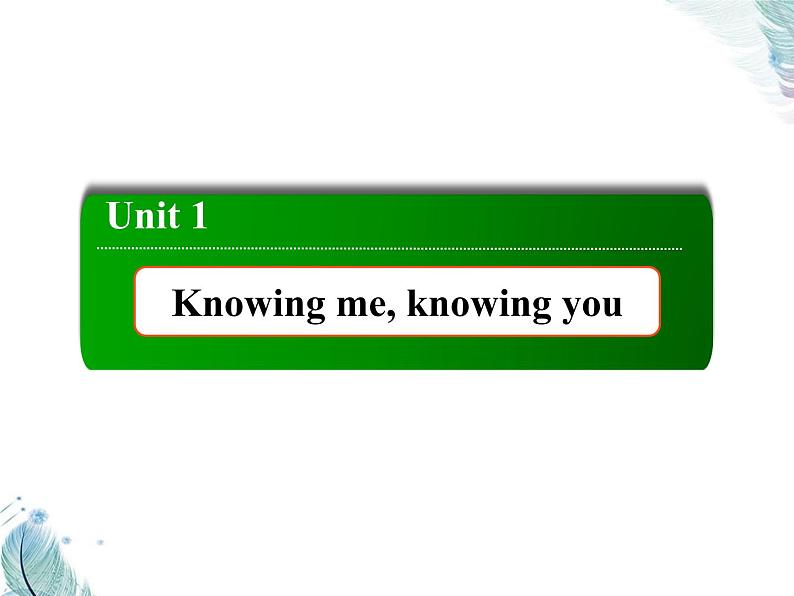 Unit 1　第一课时　Starting out Understanding ideas PPT课件01