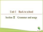 （新）牛津译林版高中英语必修第一册课件：Unit 1 Section Ⅲ　Grammar and usage