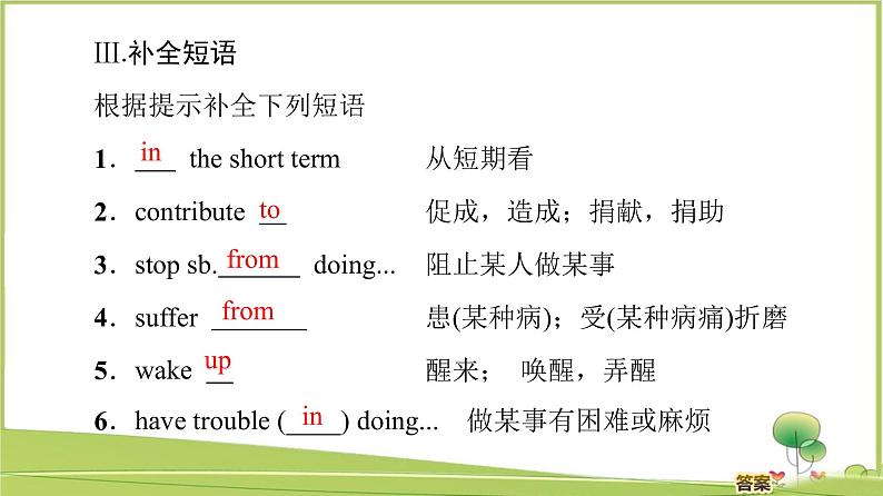 （新）牛津译林版高中英语必修第一册课件：Unit 4 Section Ⅲ　Grammar and usage06