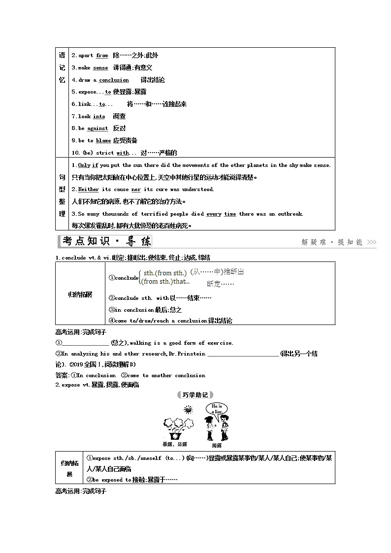 2021高考英语人教版一轮教师用书：必修5Unit1　Greatscientists第2页
