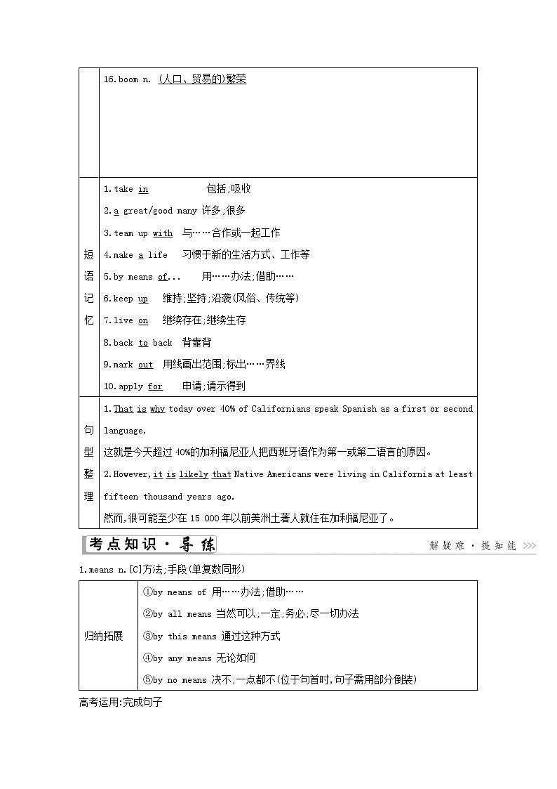 2021高考英语人教版一轮教师用书：选修8Unit1　Alandofdiversity02