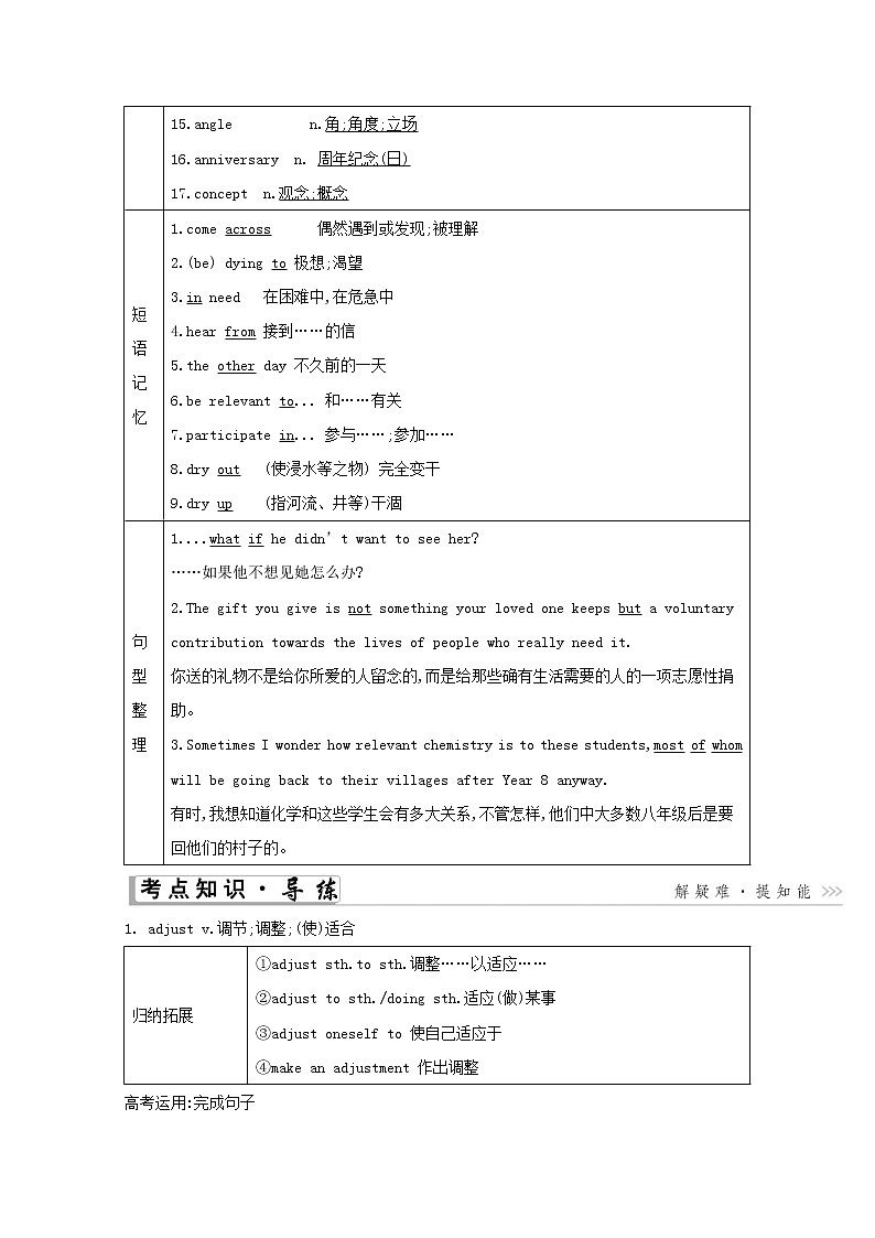 2021高考英语人教版一轮教师用书：选修7Unit4　Sharing02