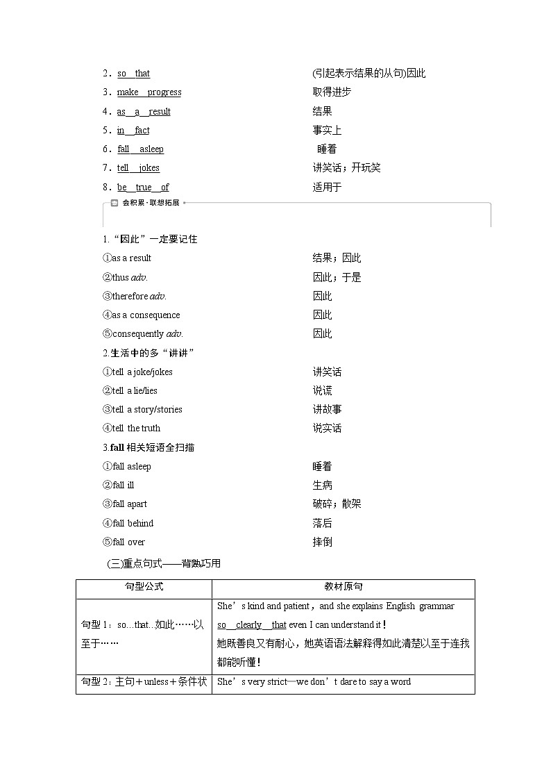 2021版高考英语（外研版）一轮复习教师用书：必修12Module2　MyNewTeachers第3页