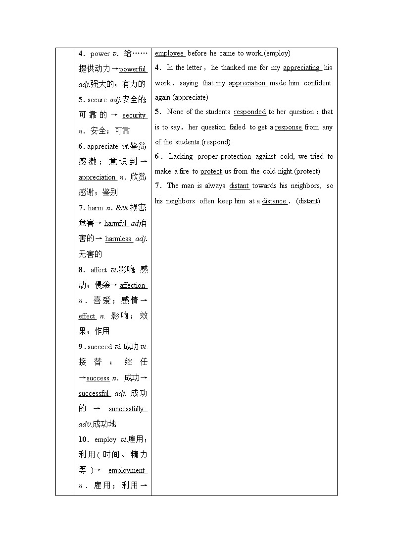 2021高三英语人教版一轮教师用书：必修2Unit4Wildlifeprotection03