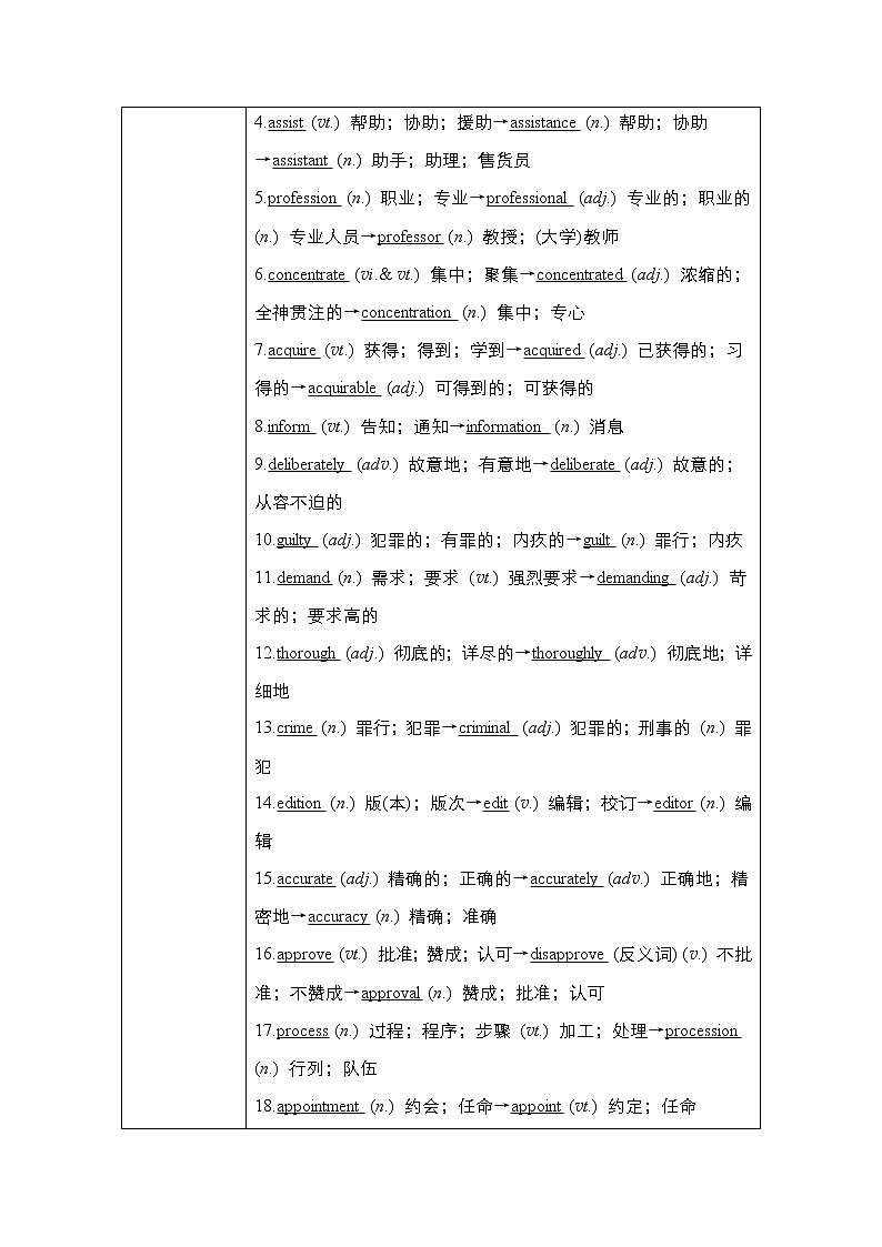 2021高三统考人教英语一轮（经典版）学案：第一部分Book5Unit4Makingthenews02