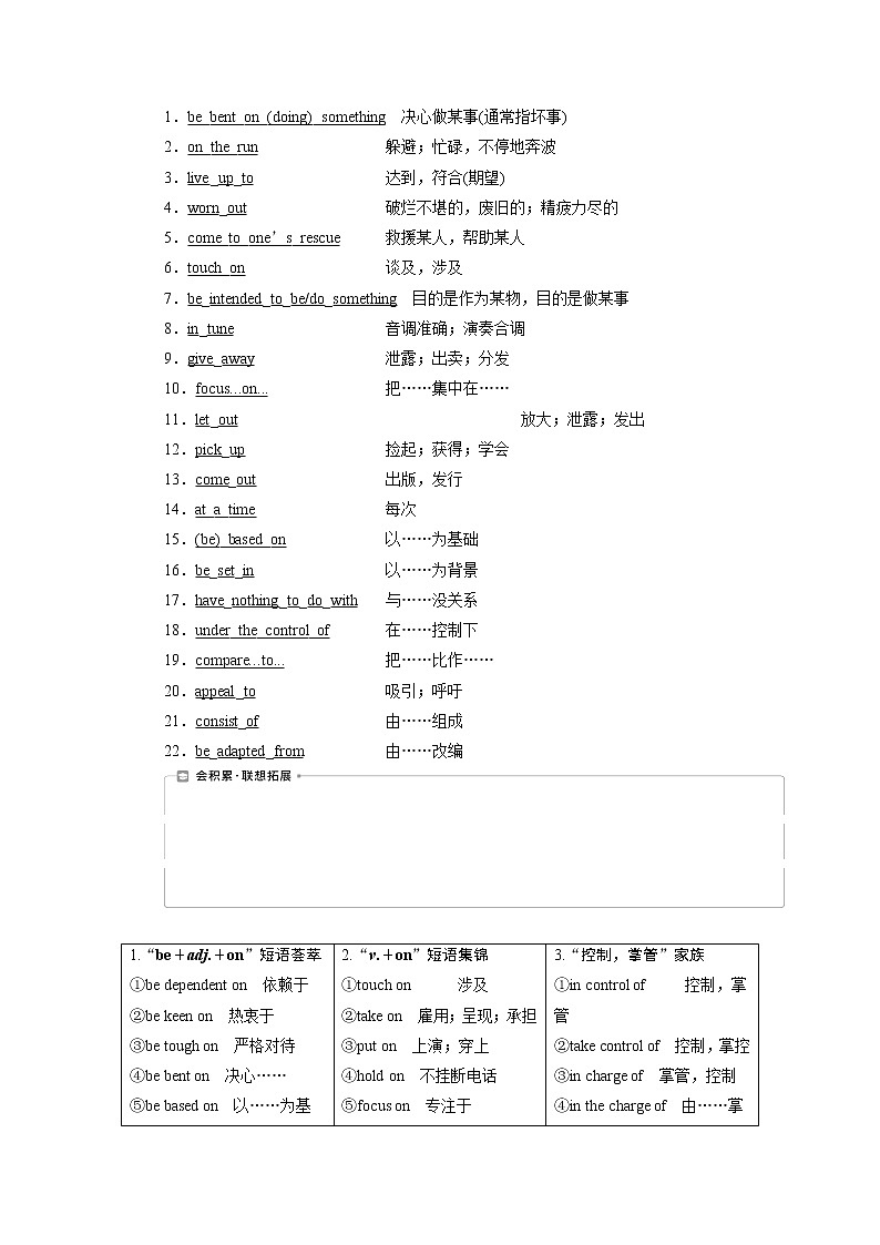 2021版高考英语（译林版）一轮复习基础考点聚焦学案：选修8Unit1　Thewrittenword03