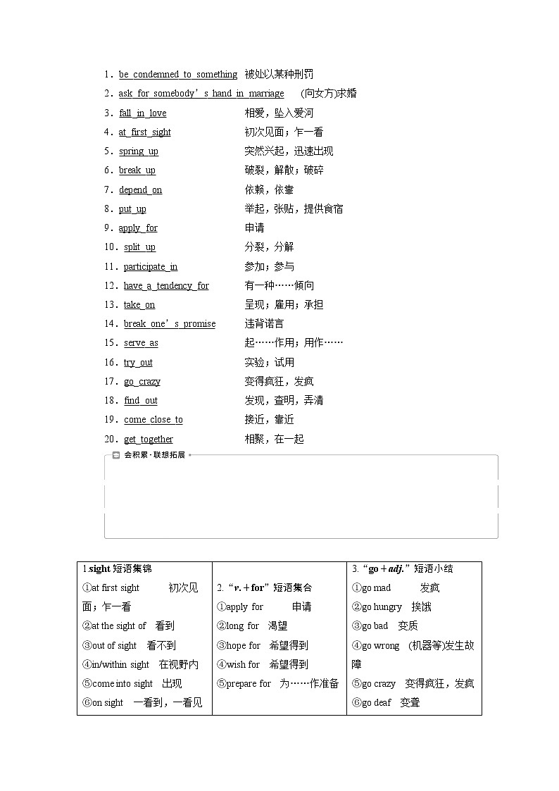 2021版高考英语（译林版）一轮复习基础考点聚焦学案：选修8Unit2　Theuniversallanguage03