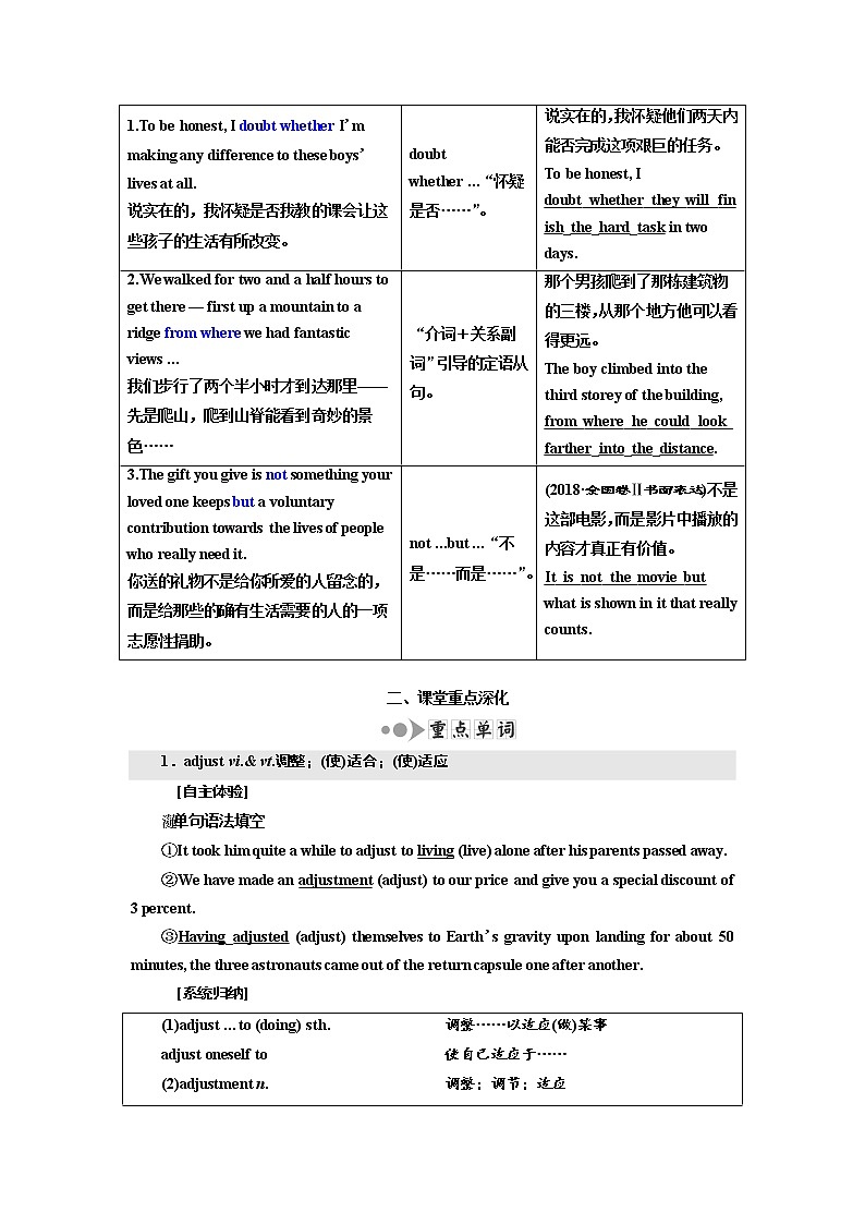 2020高考英语新创新大一轮复习人教全国版讲义：选修7Unit4Sharing03