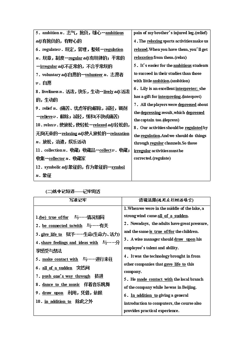 2020高考英语新增分方案大一轮复习外研新课改省份专用讲义：选修6Module4Music02