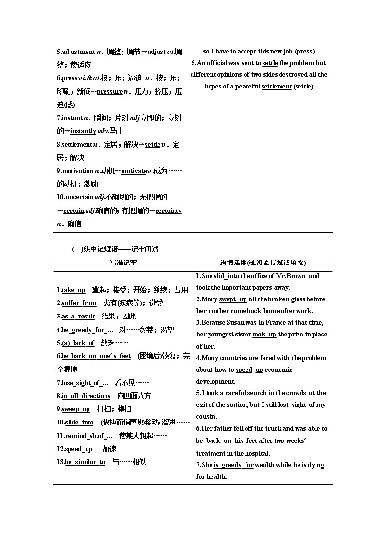 2020高考英语新增分方案大一轮人教新课改省份专用讲义：必修5Unit3Lifeinthefuture02