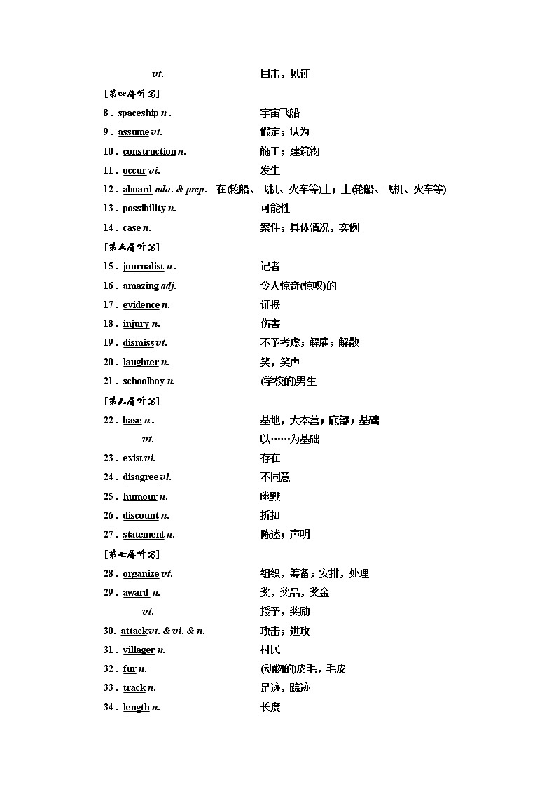2020版一轮复习英语译林江苏专版学案：必修2Unit1Talesoftheunexplained02