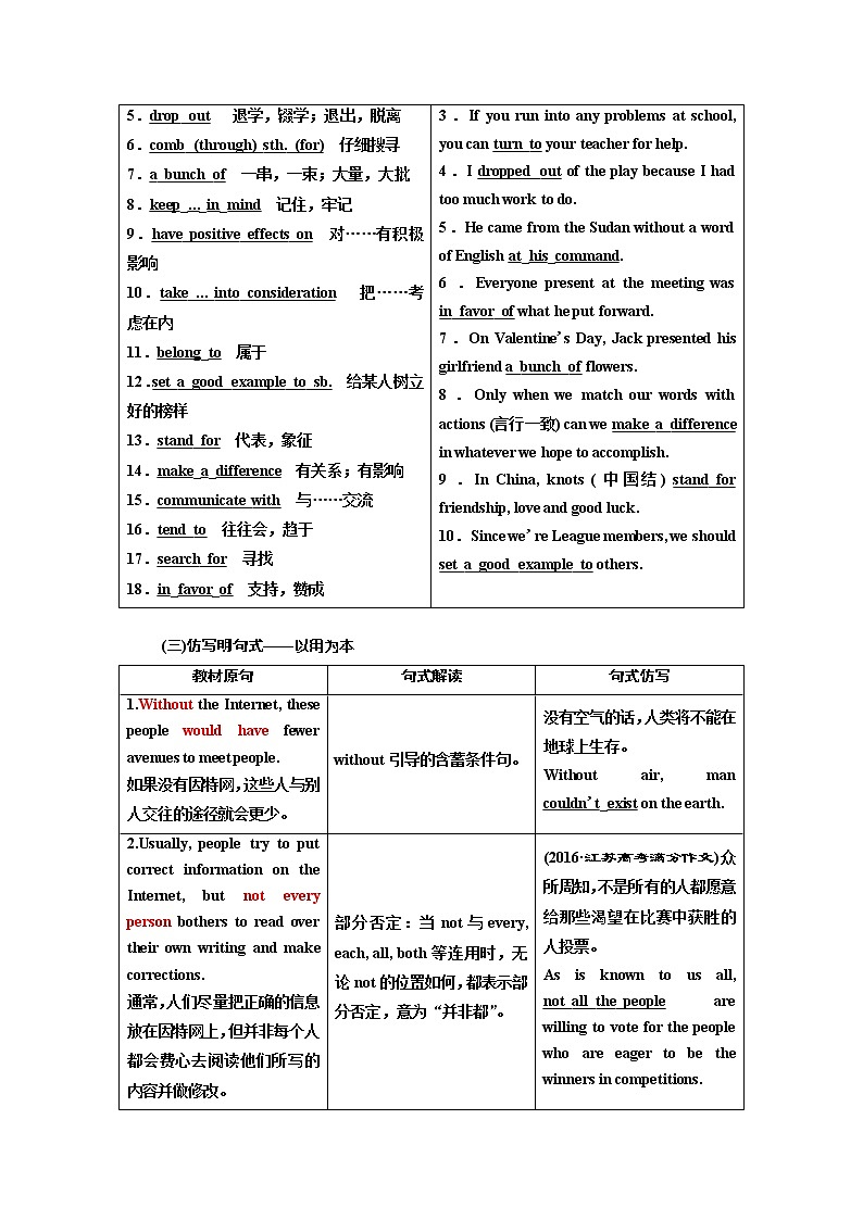 2020版高考新创新一轮复习英语译林版学案：选修7Unit3Theworldonline03