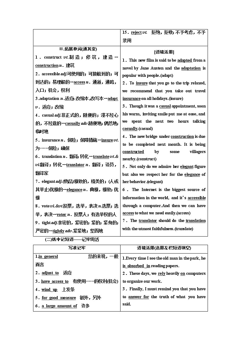 2020版高考新创新一轮复习英语译林版学案：选修7Unit1Livingwithtechnology第2页