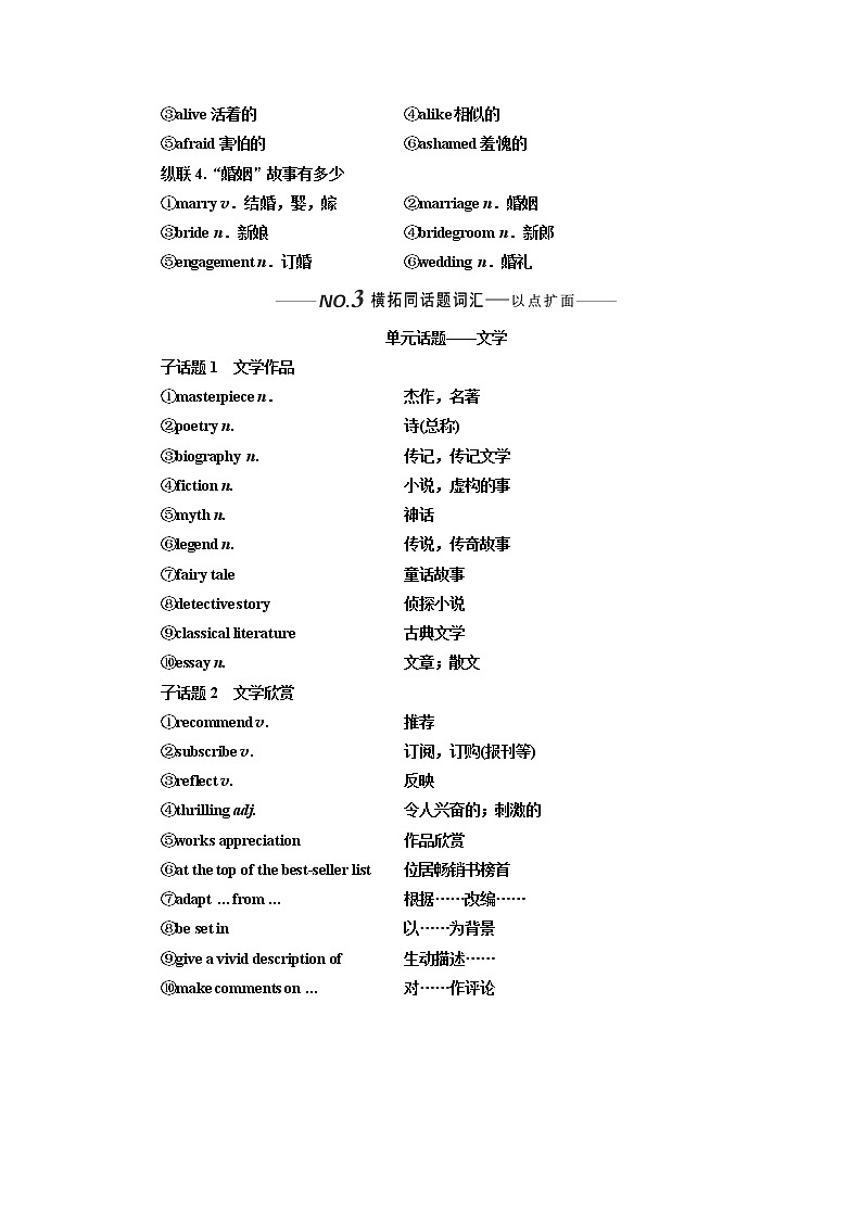 2020版高考一轮复习英语新课改外研版学案：选修6Module2FantasyLiterature第3页