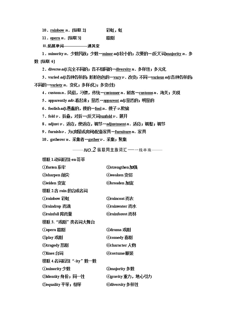2020版高考一轮复习英语新课改外研版学案：选修7Module5EthnicCulture02