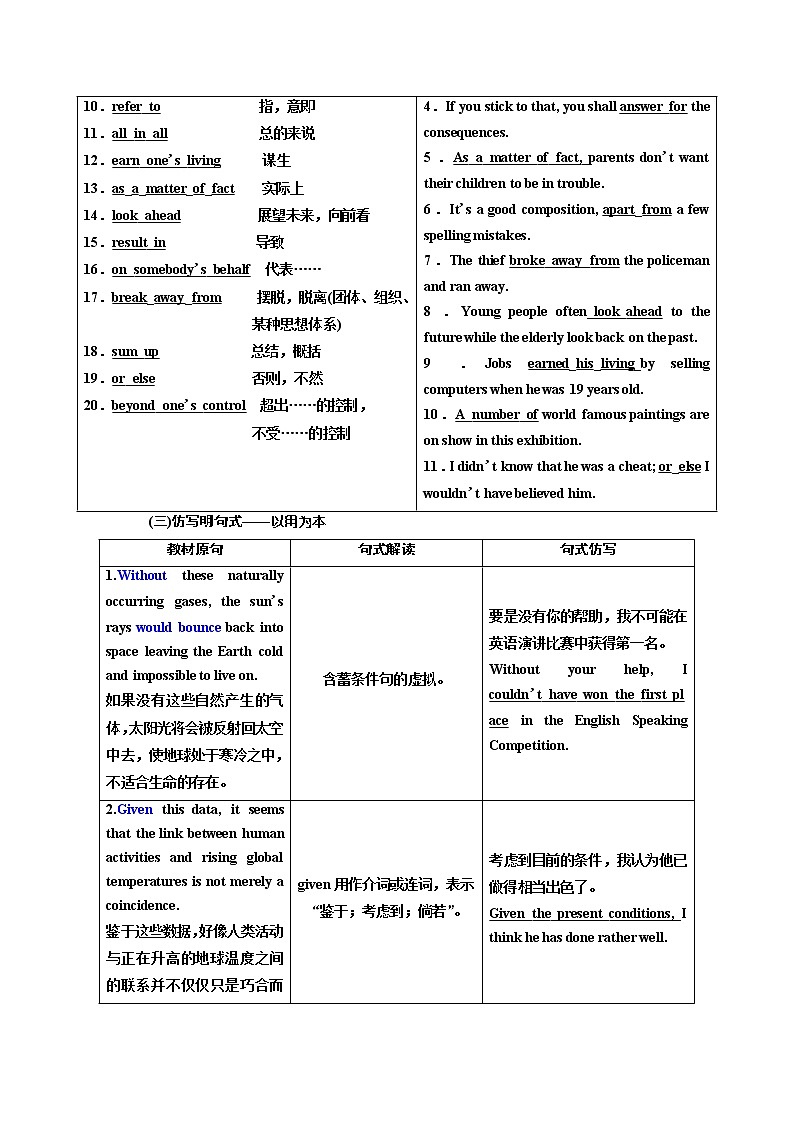2020版高考新创新一轮复习英语北师大版学案：选修8Unit22EnvironmentalProtection03