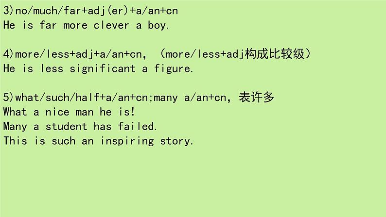 高中英语语法专项复习课件：词法-冠词基本用法讲解08