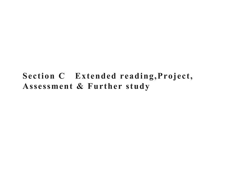 2020-2021学年牛津译林版（2019）高一英语必修1同步课件：Unit 4 Looking good Section C　Extended reading01