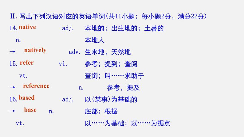 Unit 5 Languages around the world  Period Two　Listening and Speaking & Reading and Thinking—Language Points精品课件06