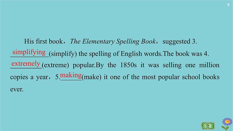 2020_2021学年高中英语Module1BritishandAmericanEnglishSectionIVUsingLanguage课件外研版必修520201026111第8页