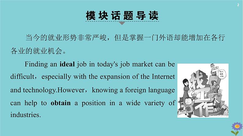 2020_2021学年高中英语Module2AJobWorthDoingSectionⅠWarmingUpPre_reading&Reading课件外研版必修520201026117第2页