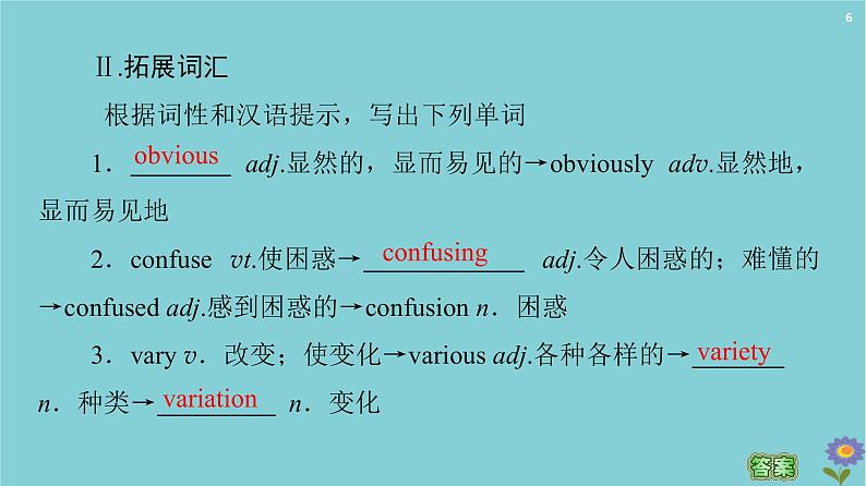 2020_2021学年高中英语Module1BritishandAmericanEnglishSectionⅡLearningaboutLanguage课件外研版必修52020102618第6页