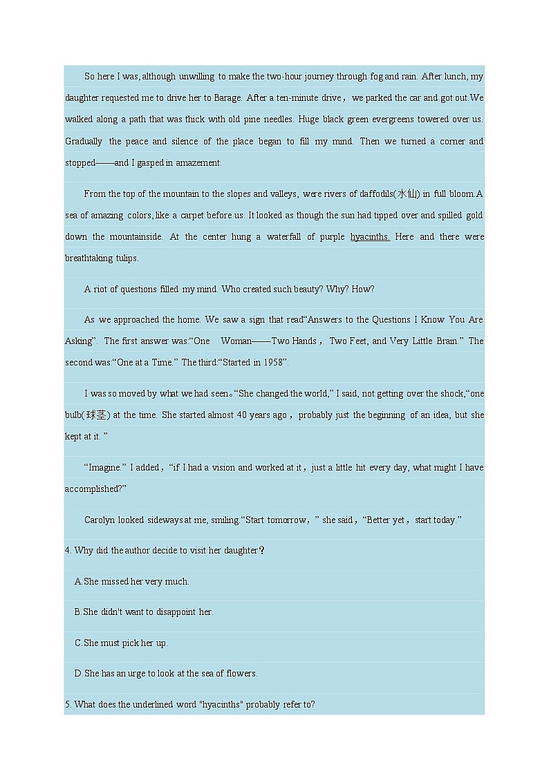 2021高考英语冲刺卷15（含解析）03