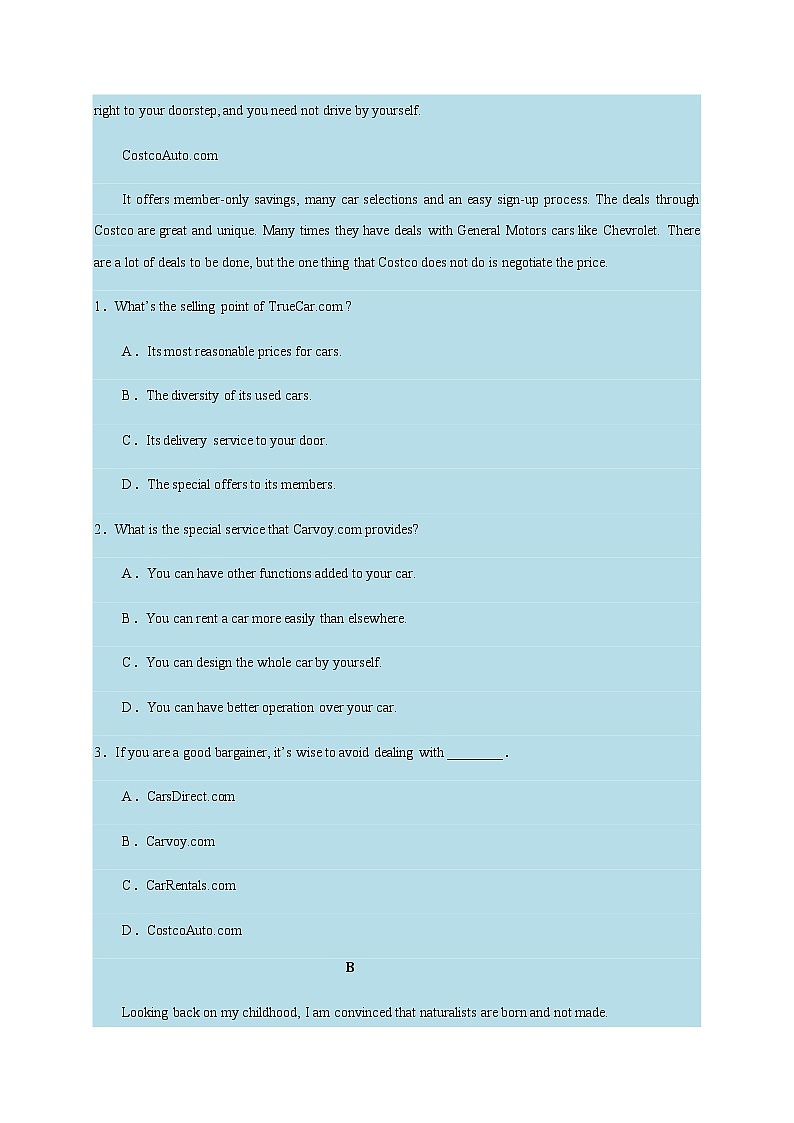 2021高考英语冲刺卷06（含解析）02