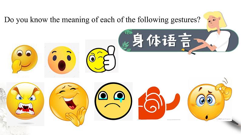 Unit 4 Body language Review4.1 Reading and thinking 课件04