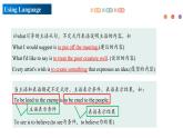 Unit 4 Meeting the muse Period 2 Using language課件-【新教材精創(chuàng)】高中英語新教材同步備課(外研版選擇性必修第一冊)