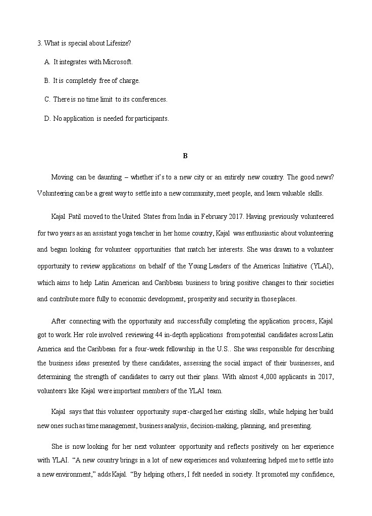 广东省佛山市2021届高三上学期教学质量检测（一模）英语试题（Word版，含答案）03