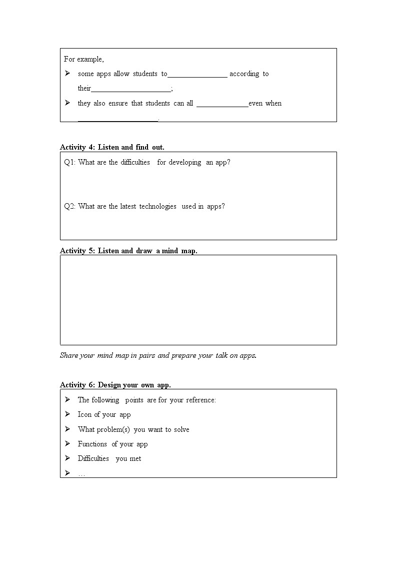北师大版高中英语 必修第二册 Unit 4 Information Technology Lesson 2 Apps课件PPT+教案+学案02
