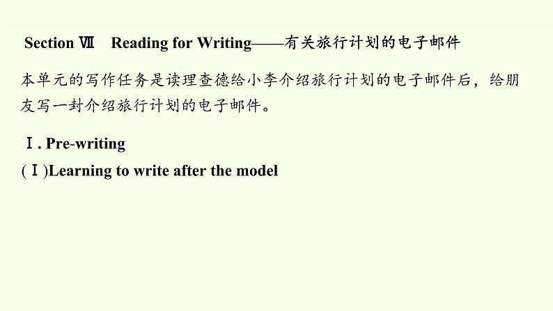 Unit 2 Travelling around Writing 课件03