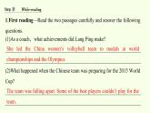 Unit 3 Sports and fitness Reading and Thinking (1) 课件