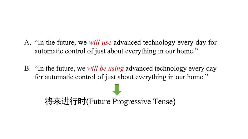 人教版(2019) 高二英语 选择性必修1 Unit2 Looking into the Future  Discover Useful Structures-课件06