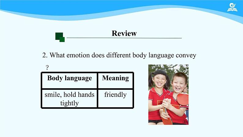 人教版(2019) 高二英语 选择性必修1 Unit4 Body Language  Listening and Speaking(Workbook)-课件07