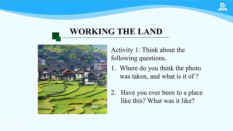 人教版(2019) 高二英语 选择性必修1 Unit5 Working the Land  Reading and Thinking-课件04