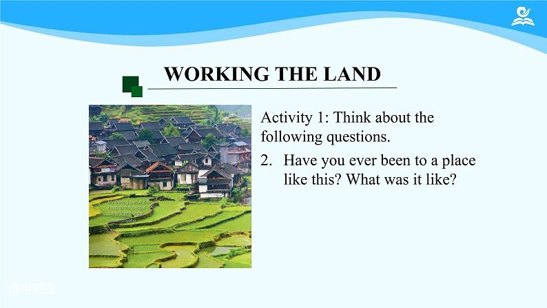 人教版(2019) 高二英语 选择性必修1 Unit5 Working the Land  Reading and Thinking-课件06