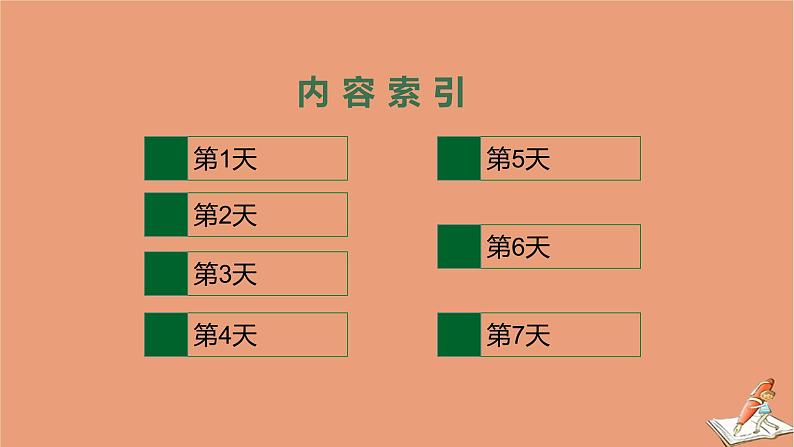 2021高考英语二轮总复习素材增分篇六考前精准细回顾_完胜高考在7天课件20201123120702