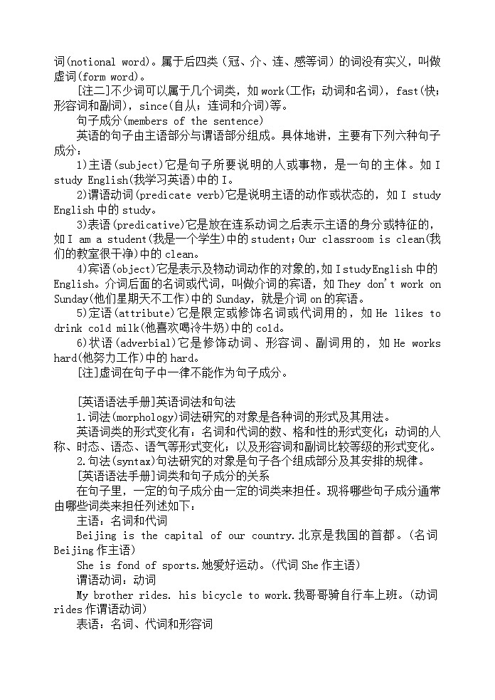 高考英语语法手册_98页第2页