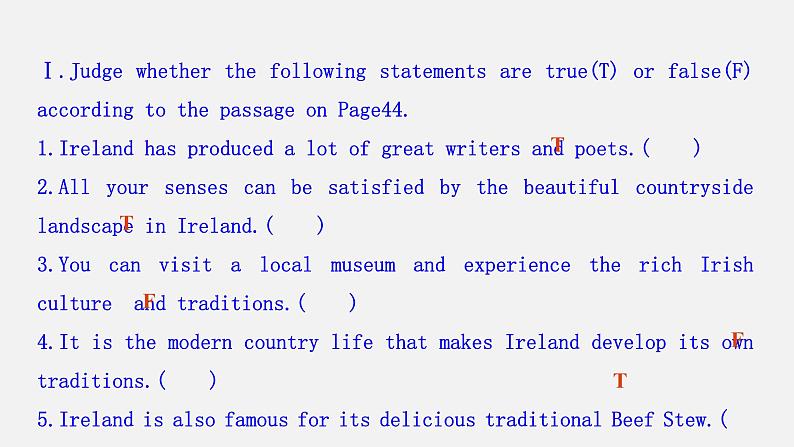 Unit 4 History and traditions 精品讲义课件Period Four　Listening and Talking，Reading for Writing，Assessing Your Progress & Video Time04