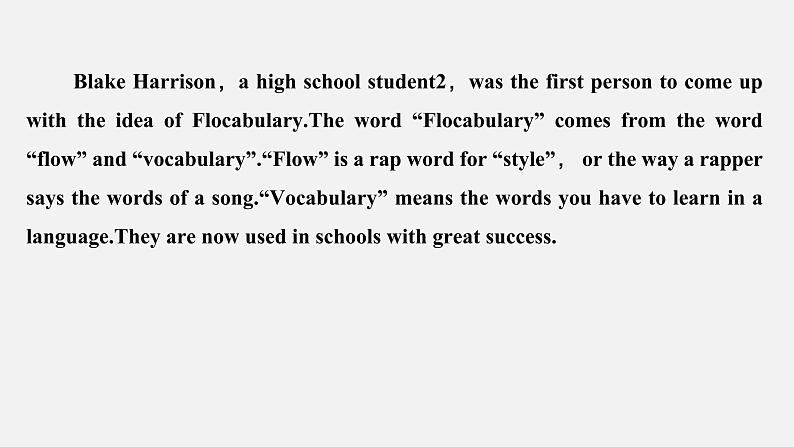 Unit 5 Music 精品讲义课件Period One　Listening and Speaking & Reading and Thinking—Comprehending04