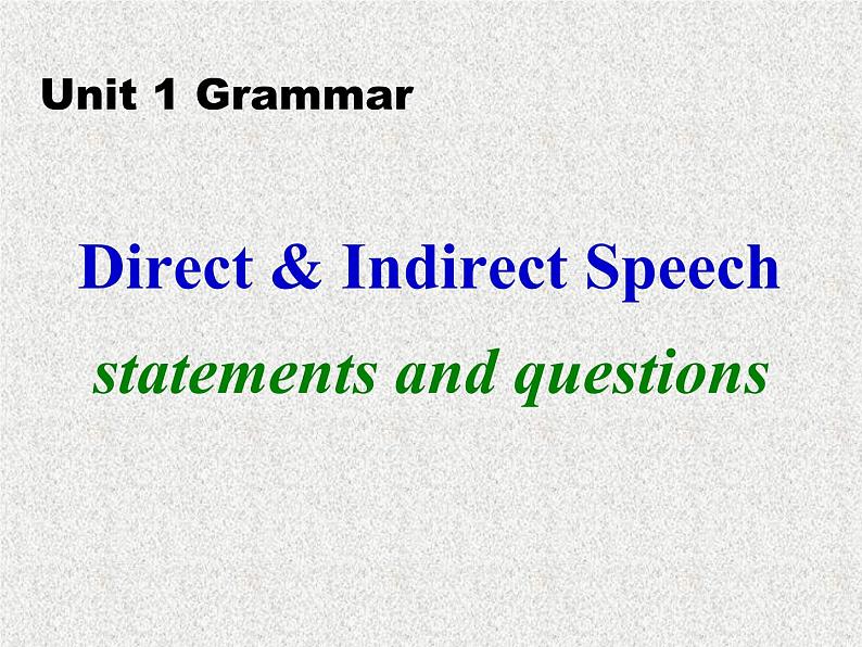 高中人教版英语必修一课件：Unit 1 Friendship Section C Grammar1课件（共50 张PPT）第2页