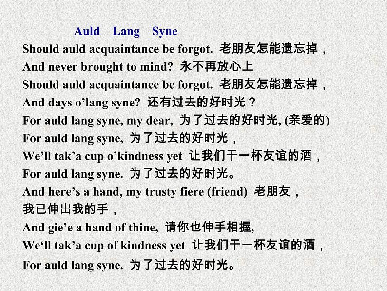 高中人教版英语必修一课件：Unit 1 Friendship Section A Warming up and Reading2课件（共146张PPT）05