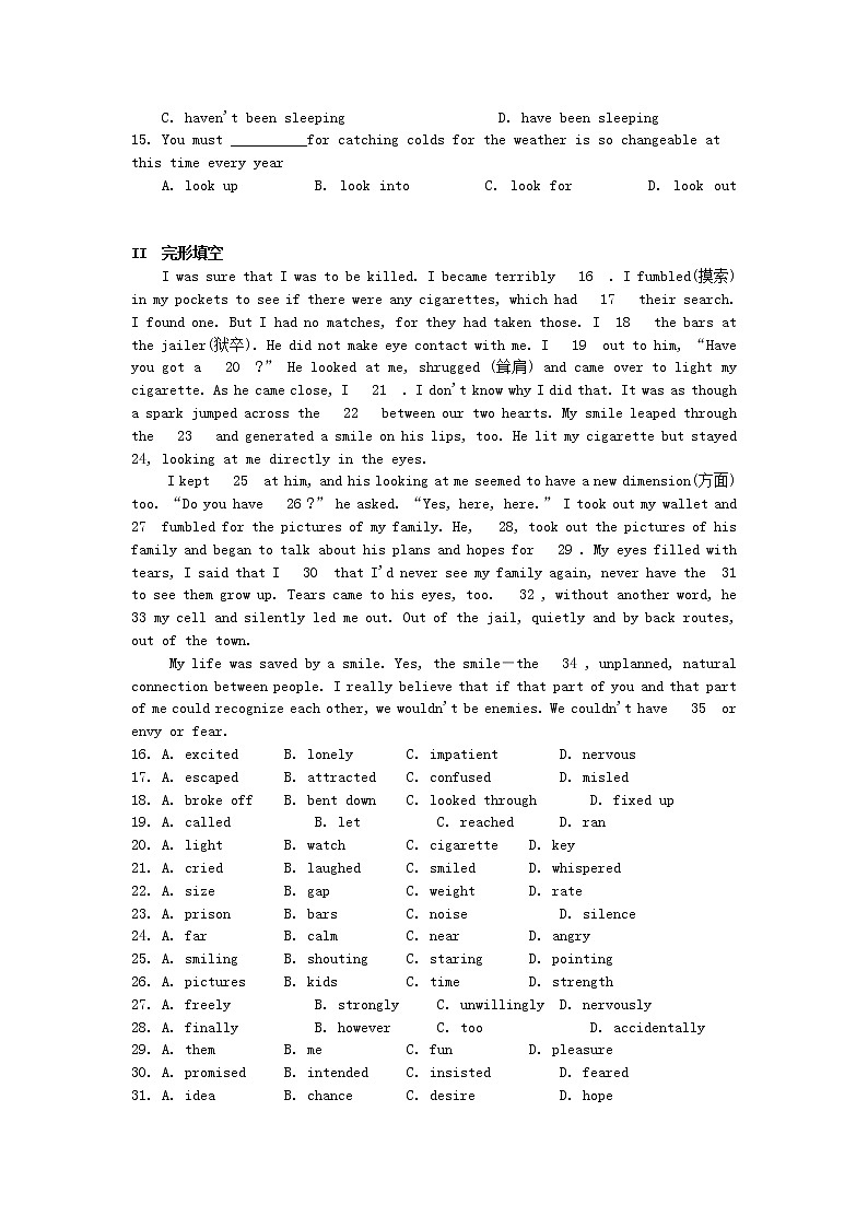 高中英语 Unit3 Australia单元测试1 新人教版选修902