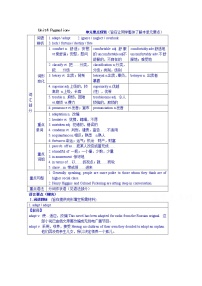 英语人教版 (新课标)Unit 4 Pygmalion教案及反思