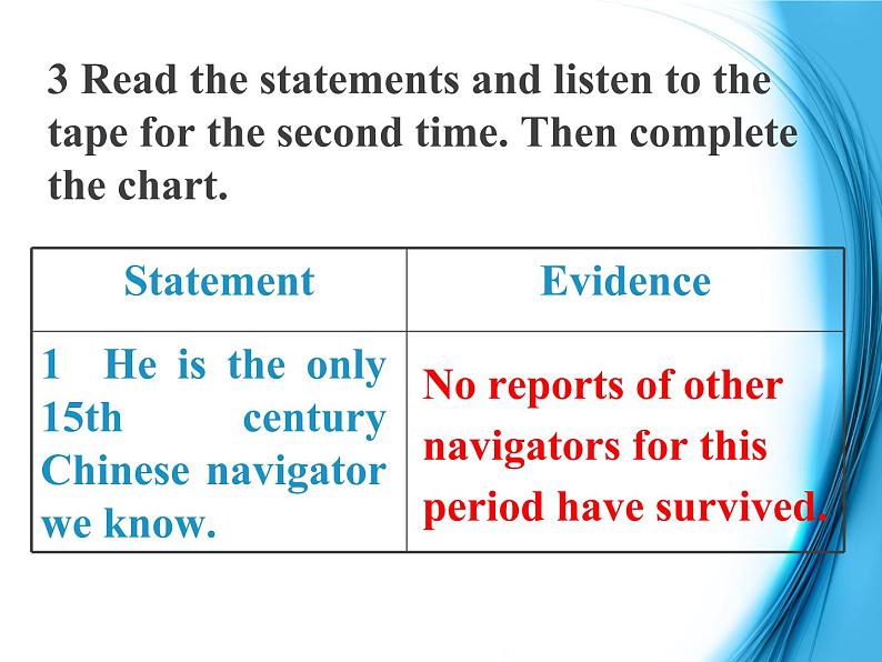 高中英语（人教版）选修九 同步课件 u2p5 workbook-listening and talking06