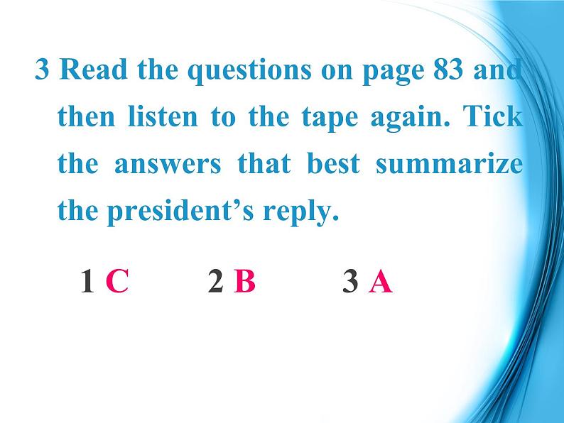 高中英语（人教版）选修九 同步课件 u5p4 workbook-listening and talking05